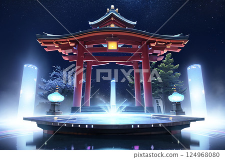 遊戲背景：東方風格，宏大的世界形象舞台 124968080