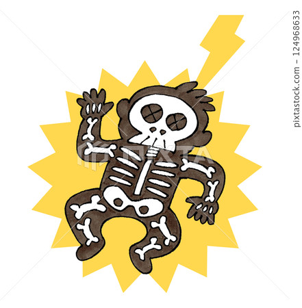 Man struck by lightning Man struck by lightning 124968633