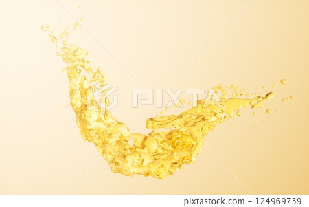 Flowing water liquid background, 3d rendering. 124969739