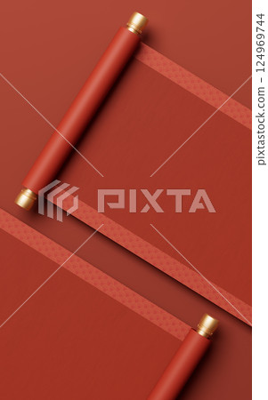 red, golden, festival 124969744