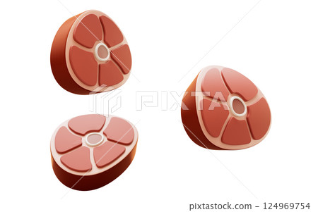 isolated, cuisine, drumstick 124969754