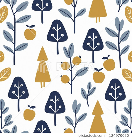 斯堪的納維亞風格的插圖 斯堪的納維亞風格的插圖 124970020