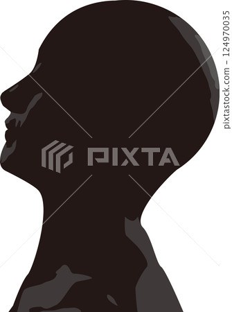 Male silhouette Male silhouette 124970035