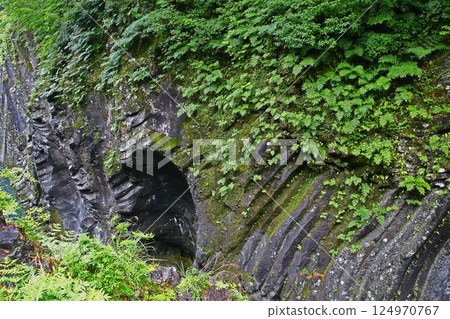 高千穂峽，新綠，九州 124970767