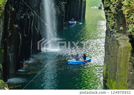 高千穂峽，新綠，九州 124970932