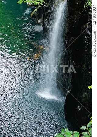高千穂峽,新綠,九州 高千穂峽,新綠,九州 124970934