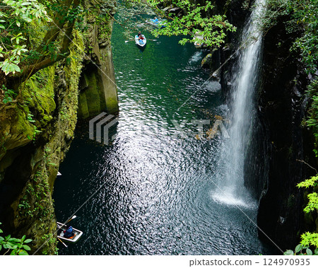 Takachiho Gorge, Fresh greenery, Kyushu Takachiho Gorge, Fresh greenery, Kyushu 124970935