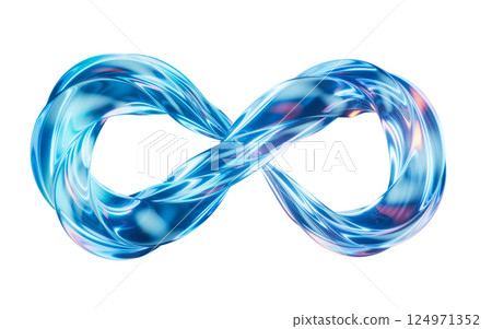 isolated, wave, flowing 124971352