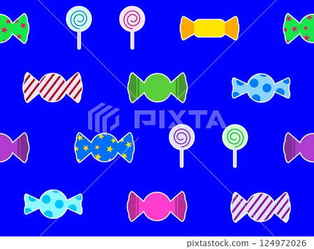 糖果無縫圖案 D-2 124972026