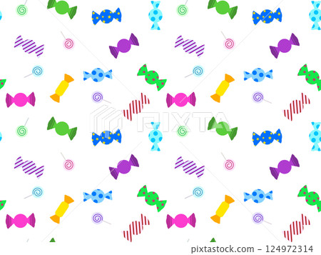 Candy seamless pattern G-1' 124972314