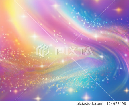 Fantastic sparkling colorful starry sky Fantastic fantasy background 124972498