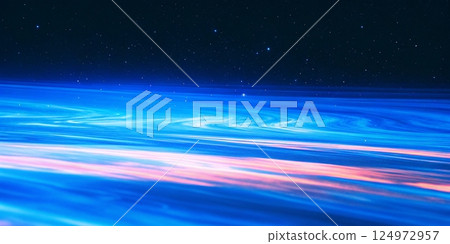 Celestial Blue Nebula Space Art Celestial Blue Nebula Space Art 124972957