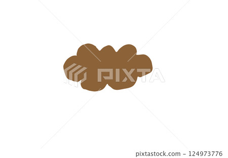 可愛的手繪雲朵 可愛的手繪雲朵 124973776