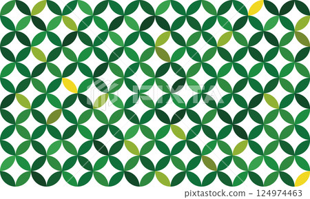 Repeat pattern: Shippo pattern, mountain Repeat pattern: Shippo pattern, mountain 124974463