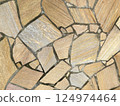 Orange paving stones 124974464