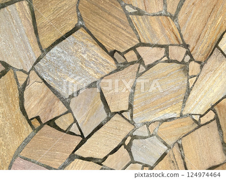 Orange paving stones Orange paving stones 124974464