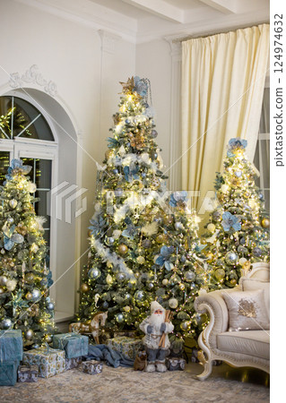 Winter Holiday Christmas and New Year Background Winter Holiday Christmas and New Year Background 124974632