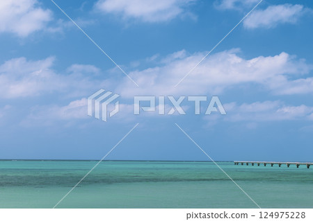 Miyakojima 17END Cobalt blue sea and blue sky Miyakojima 17END Cobalt blue sea and blue sky 124975228
