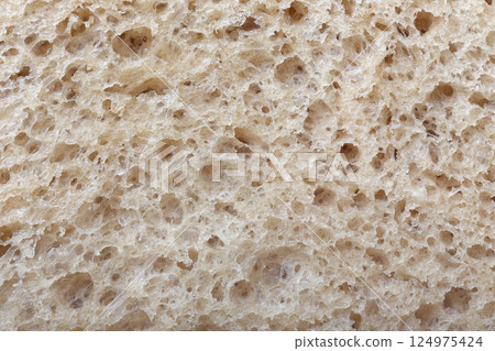 Bread structure close-up Bread structure close-up 124975424