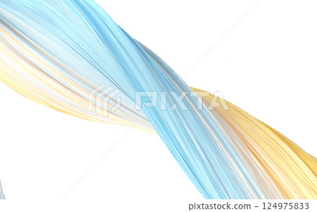 Abstract flowing gradient lines, 3d rendering. Abstract flowing gradient lines, 3d rendering. 124975833