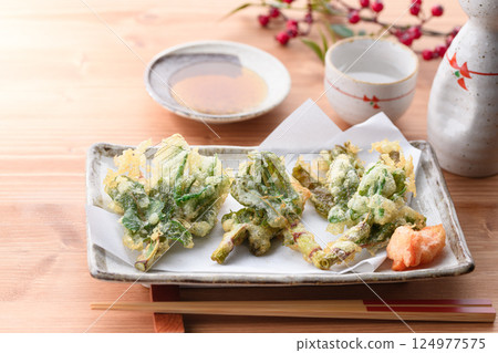 春天獨有的奢華：日本虎杖天婦羅（當地美食） 124977575