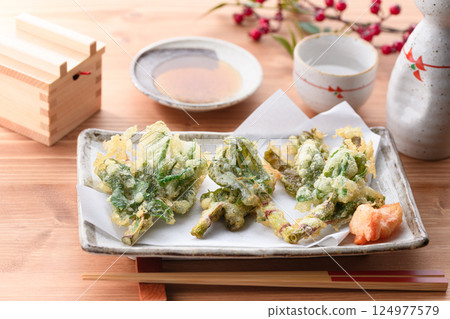 春天獨有的奢華：日本虎杖天婦羅（當地美食） 124977579