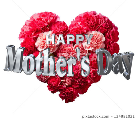 3DCG characters "Happy Mother's Day" Mother's Day 124981021