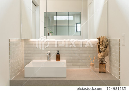 新建洗手間、衛生、訂製盥洗台 124981285