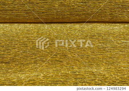 Gold crepe paper Gold crepe paper 124983294