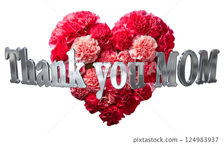 3DCG人物「謝謝媽媽」母親節 124983937