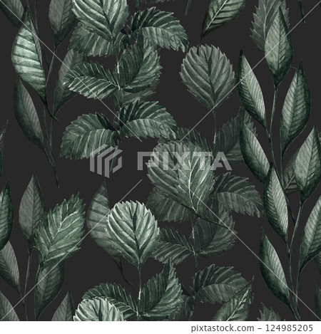 foliage, seamless, background 124985205