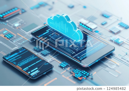Modern cloud computing revolution innovations in mobile technology and digital ecosystem 124985482