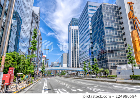 港區街景、東京田町站 124986584