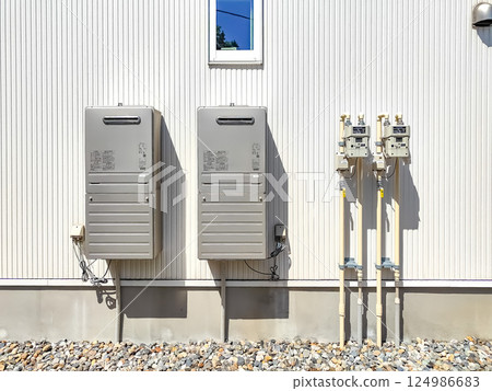 Scenery with an outdoor unit 124986683