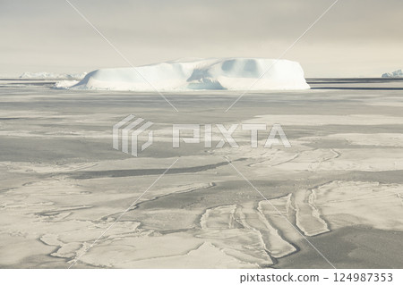 Beautiful view of icebergs Snow Hill, Antarctica Beautiful view of icebergs Snow Hill, Antarctica 124987353