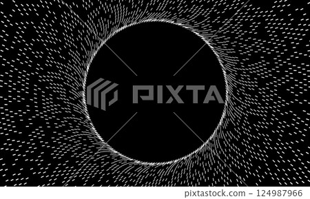 Spiral with white color lines as dynamic abstract vector background. Sun concept. Psychedelic optical illusion. 124987966