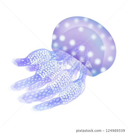 Octopus jellyfish_purple 124989339