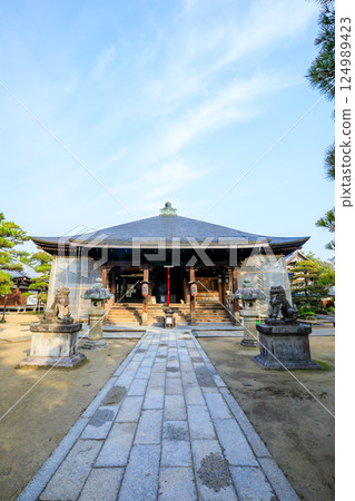 京都府宮津市知恩寺文殊堂的春天 124989423