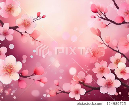 Flower background illustration 124989725