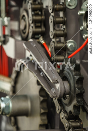 Chain and sprockets in big machine Chain and sprockets in big machine 124990000