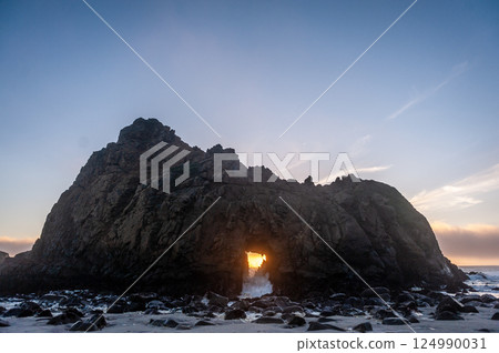 Sunset at Pfeiffer beac 124990031