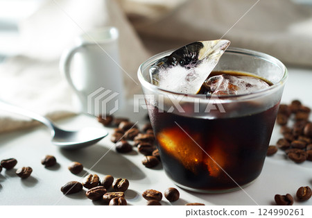 Summer iced coffee 124990261