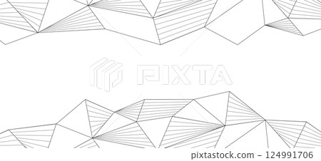 幾何抽象六角多邊形科學背景透明 124991706
