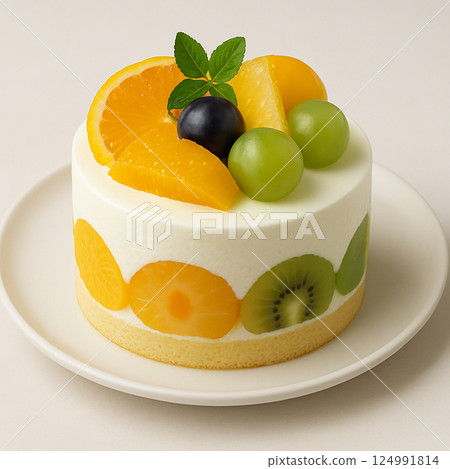初夏水果蛋糕 124991814
