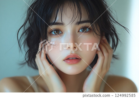 Beauty image of young women 124992585
