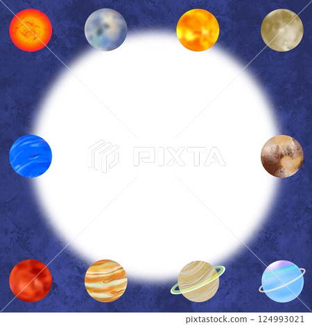 占星術十行星框架(方形) 占星術十行星框架(方形) 124993021