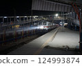 Indian night train 124993874