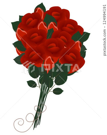 Bouquet of red roses. Bouquet of red roses. 124994191