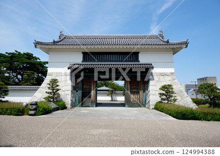 愛知縣岡崎市_岡崎城大手門4_2024年6月 124994388