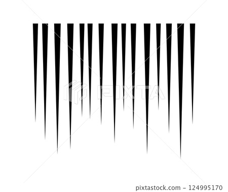 Sad image effect line vector material Sad image effect line vector material 124995170